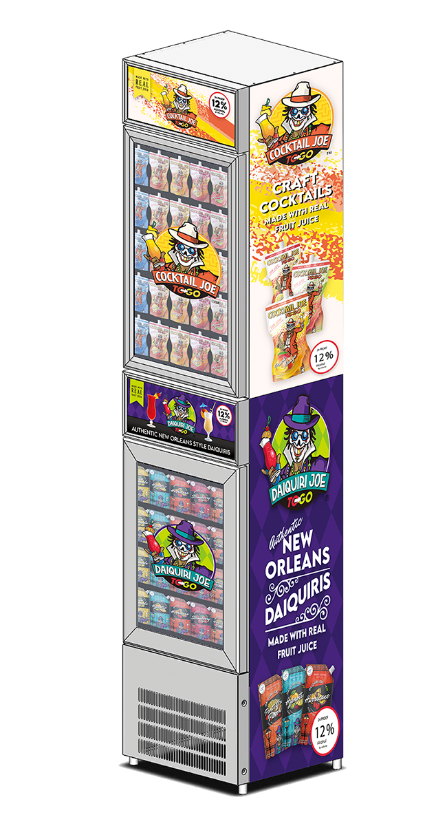 Dual Cool Glass Door Merchandiser